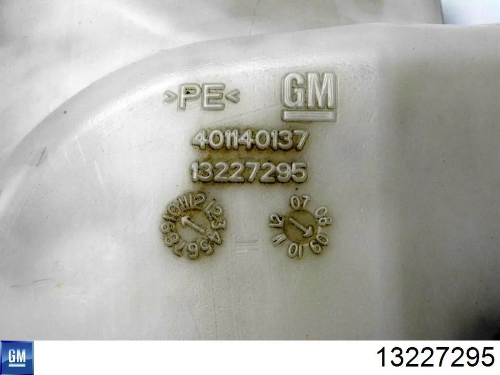 Tanque de fluido para lavador de vidro General Motors 13313665