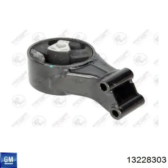 Coxim (suporte) traseiro de motor 13228303 General Motors