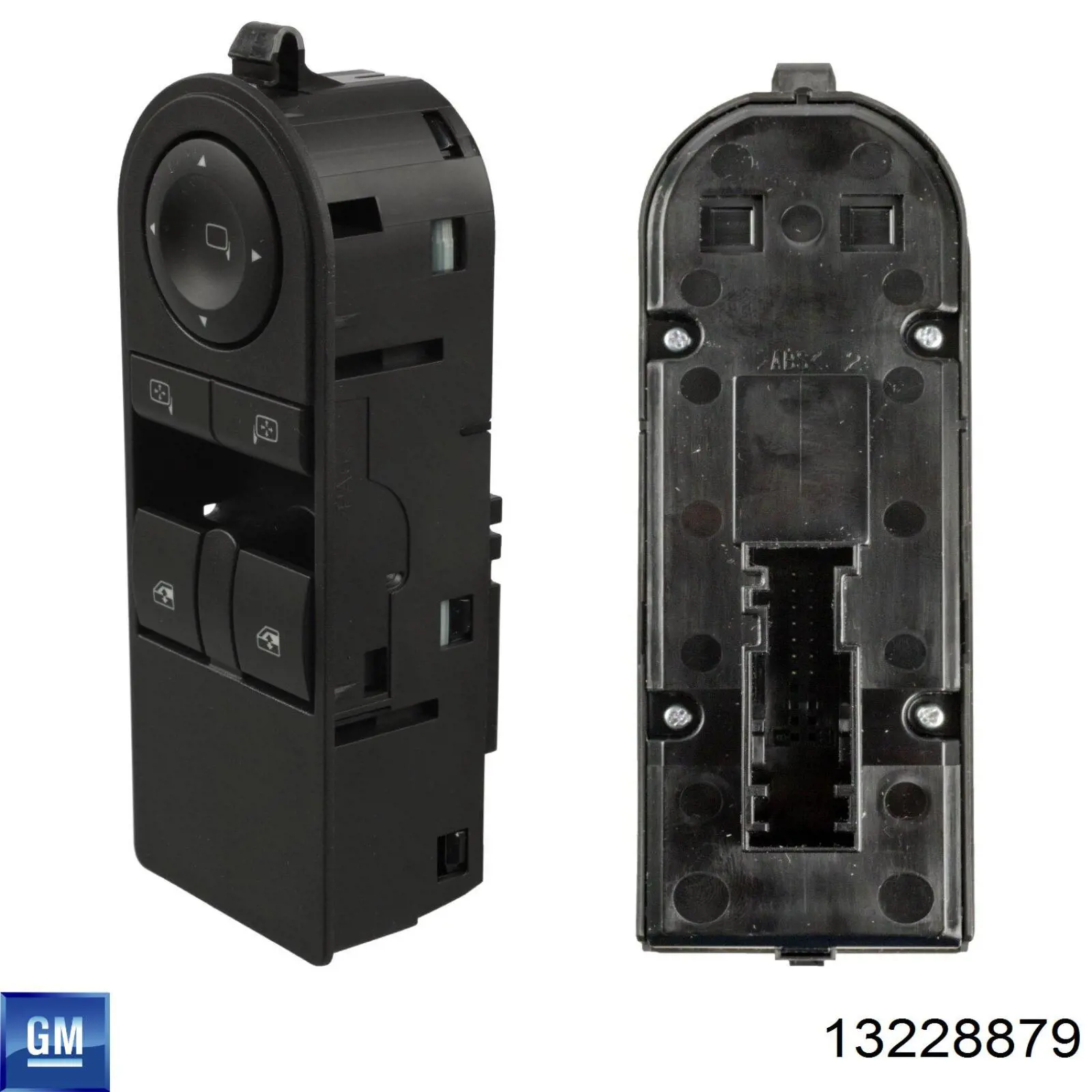 13228879 General Motors Unidade de botões dianteira esquerda de controlo de elevador de vidro