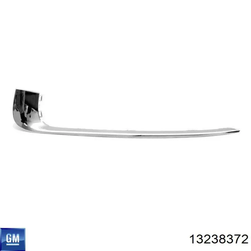 Moldura esquerda de grelha do pára-choque dianteiro VAN Wezel 3850581 preço, a partir de 31,06 USD
