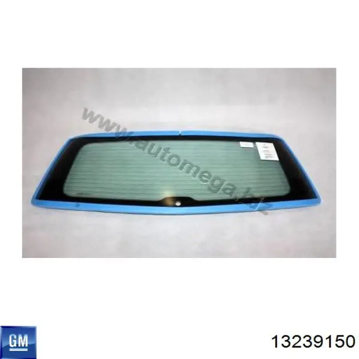 162489 Opel Vidro de porta-malas de 3ª/5ª porta traseira (de tampa de alcapão)