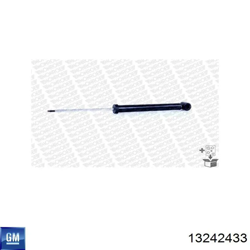 Suporte de amortecedor traseiro esquerdo General Motors 13242433