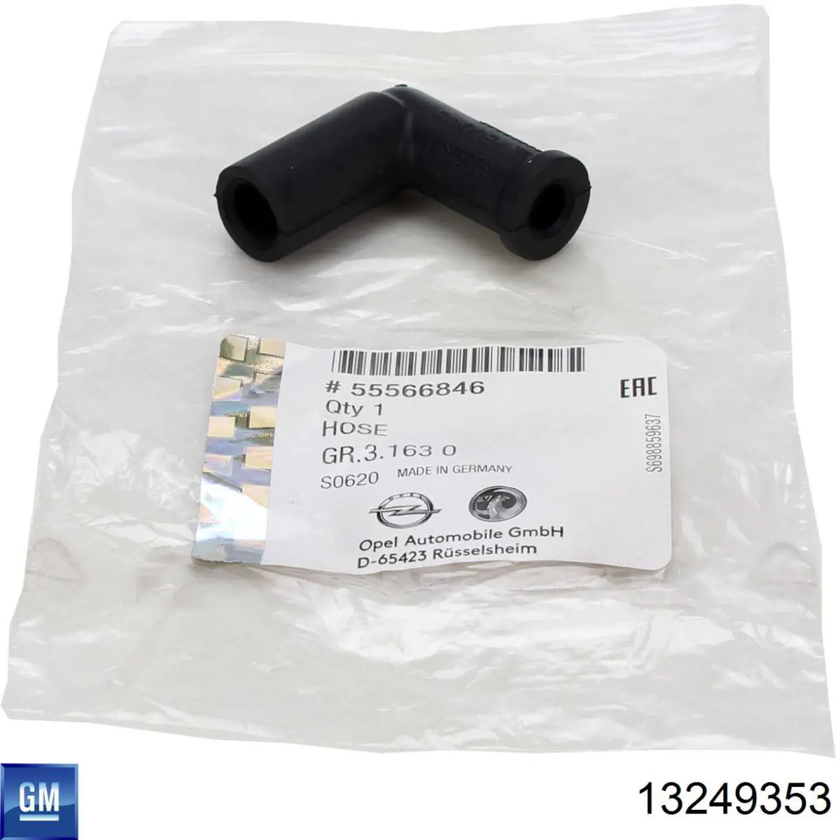 13249353 General Motors Mangueira superior do tanque de expansão
