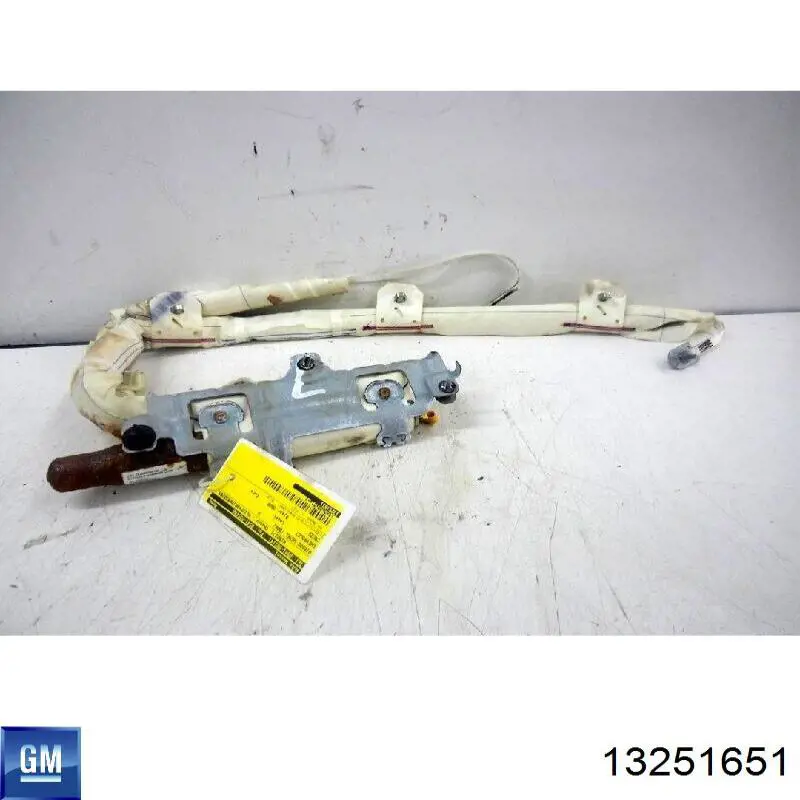 13251651 General Motors Cinto de segurança (AIRBAG) de estore lateral esquerdo