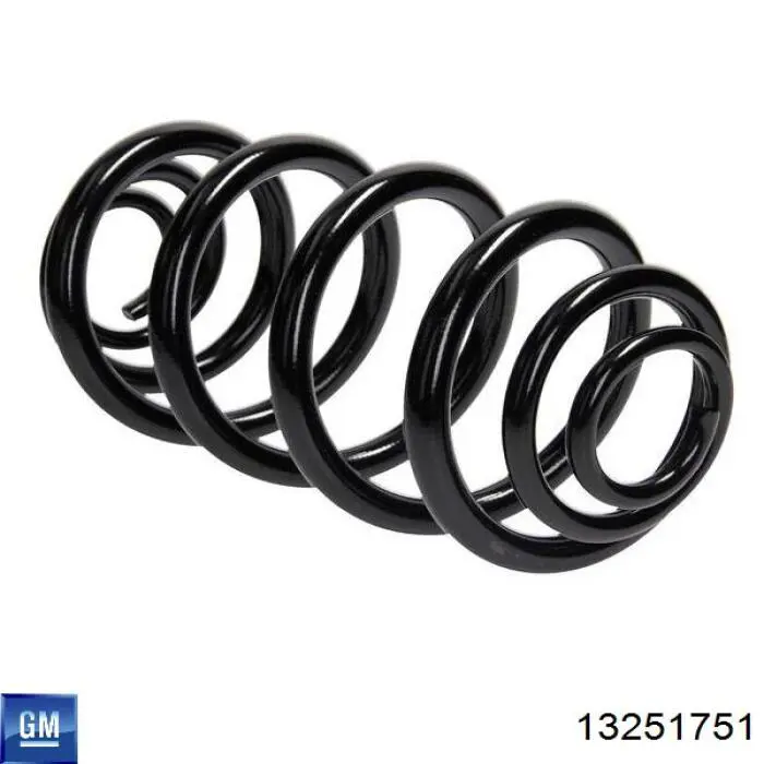 Compre 13251751 General Motors Mola traseira