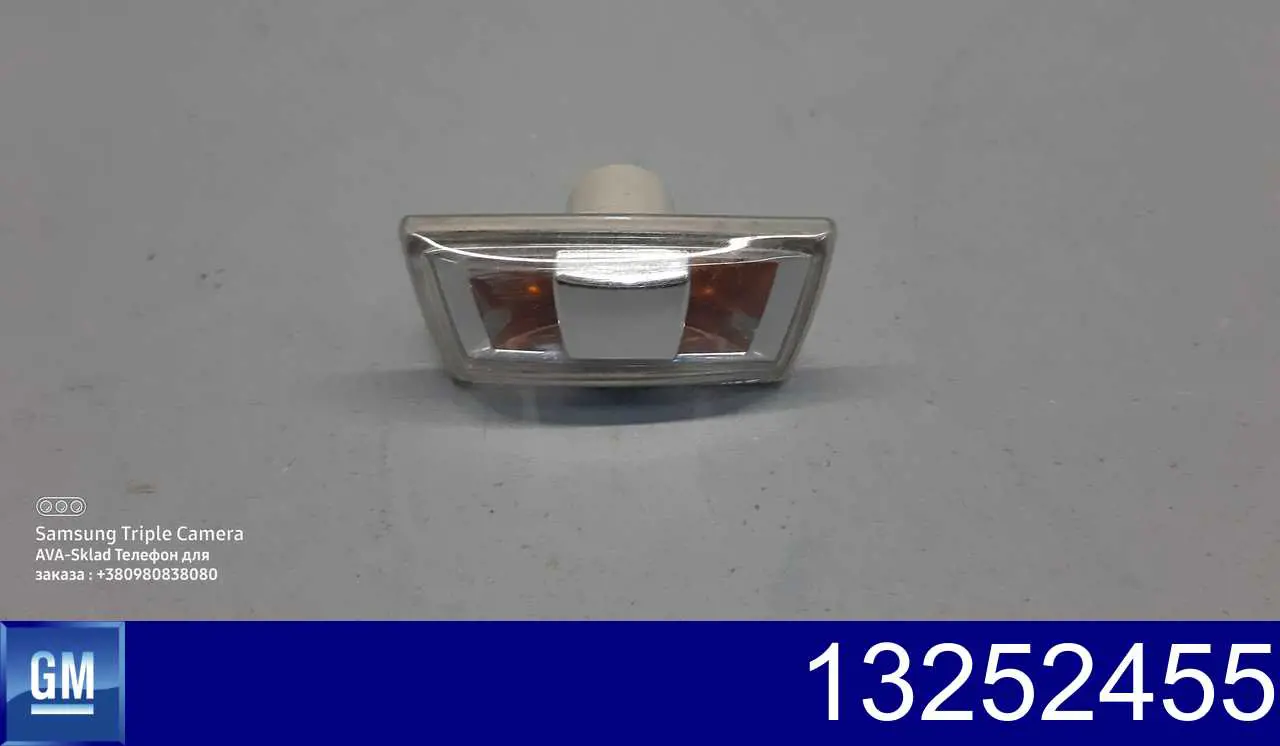 13252455 General Motors Luz intermitente no pára-lama esquerdo