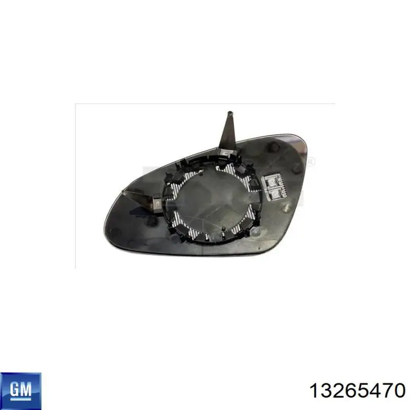 Compre 13265470 General Motors Elemento espelhado do espelho de retrovisão direito