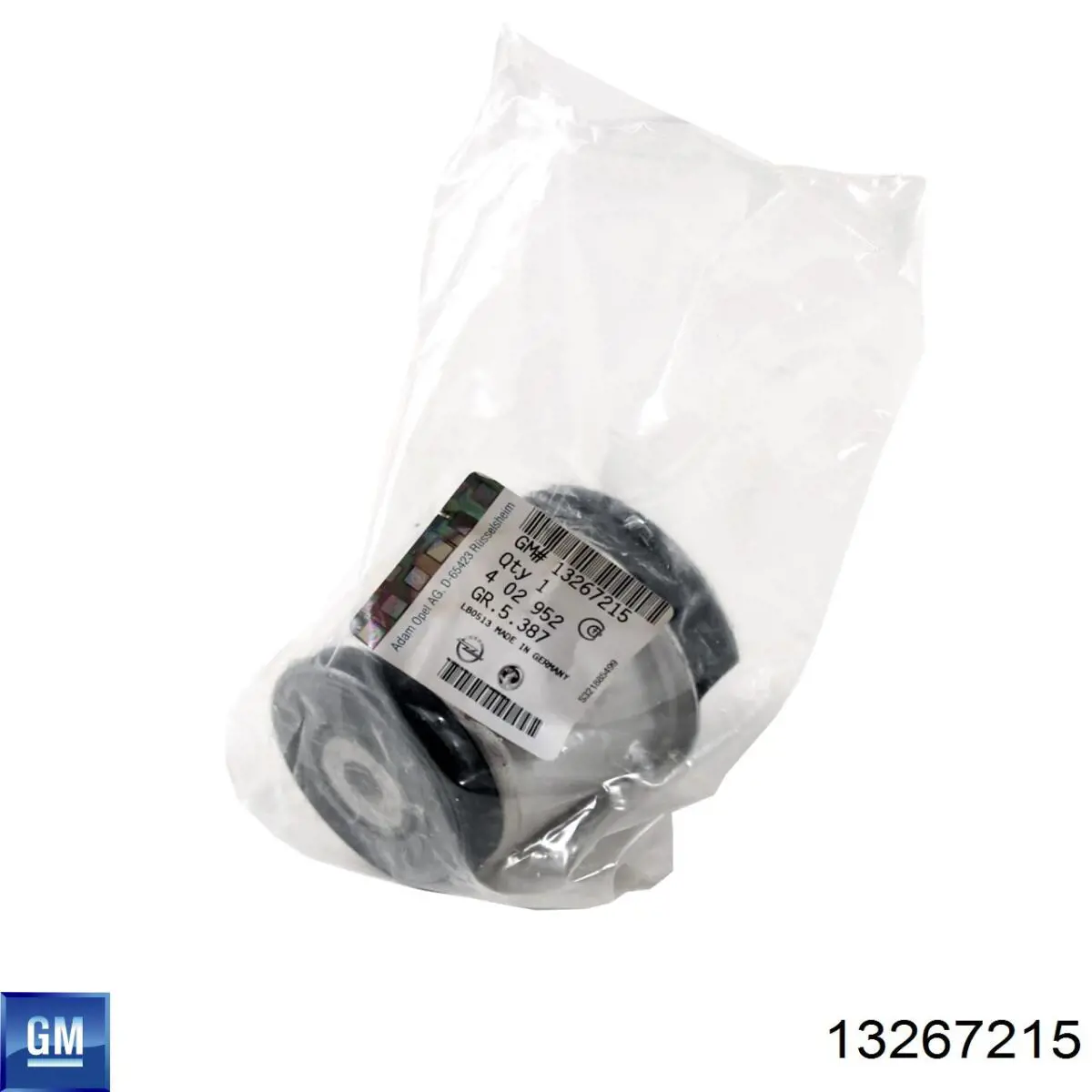 13267215 General Motors Bloco silencioso de viga traseira (de plataforma veicular)