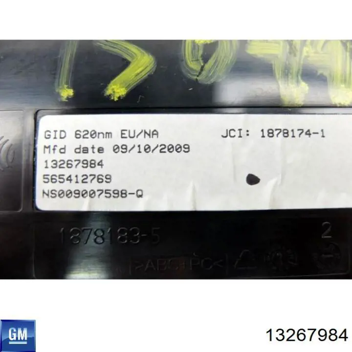 Mostrador multifuncional 13267984 General Motors
