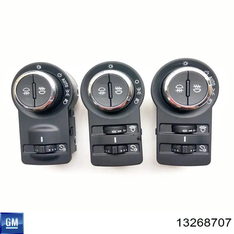 Comutador das luzes no "painel de instrumentos" 13268707 General Motors
