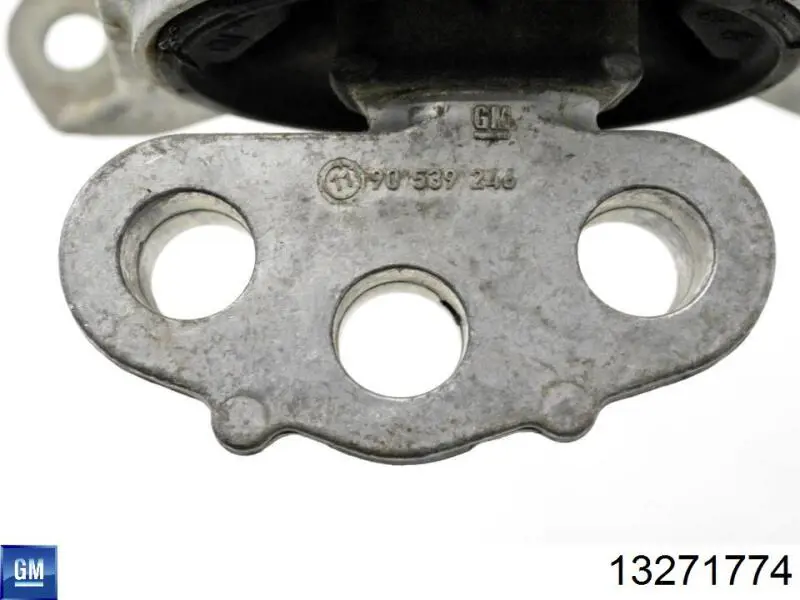 Coxim (suporte) direito de motor 13271774 Opel