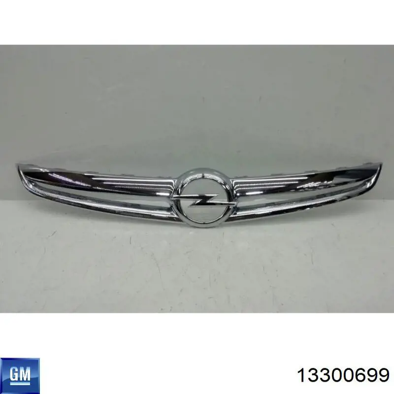 1322008 Opel Moldura de grelha do radiador