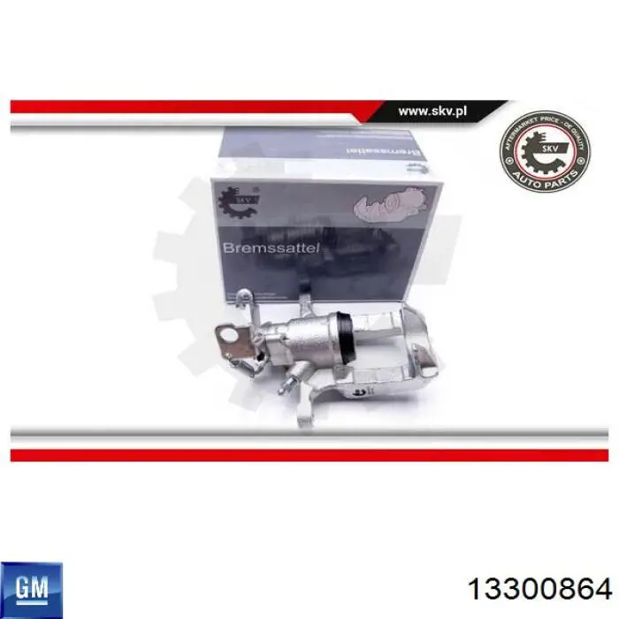 Suporte do freio traseiro direito General Motors 13300864 preço, a partir de 108,96 USD