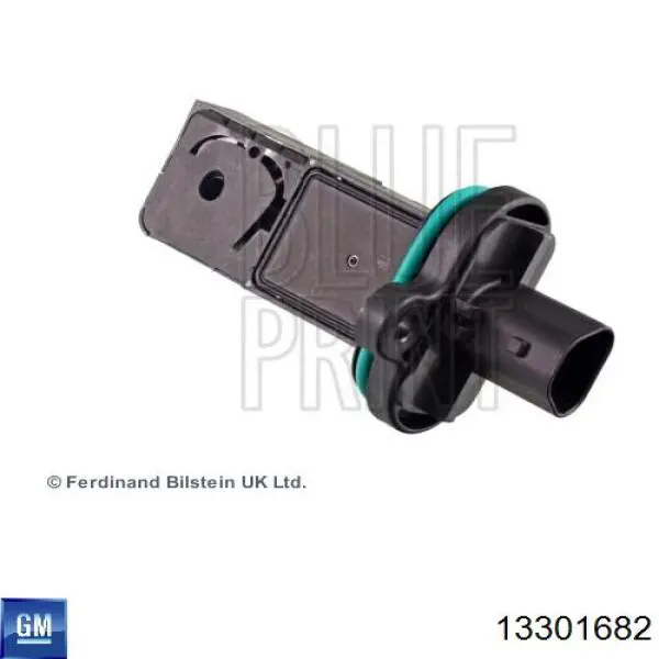 13301682 General Motors Sensor de fluxo (consumo) de ar, medidor de consumo M.A.F. - (Mass Airflow)