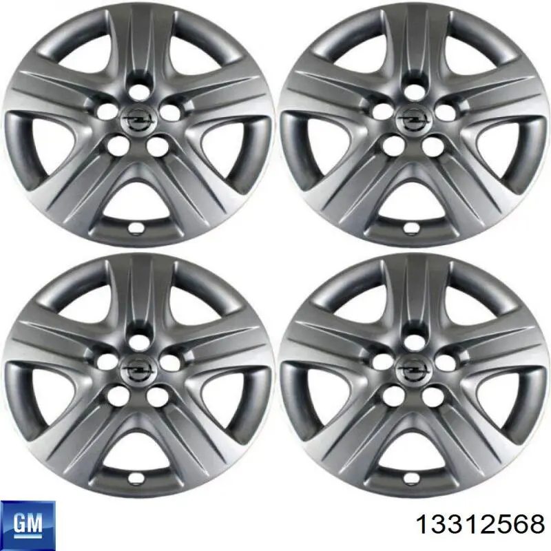 13312568 General Motors Coberta de disco de roda