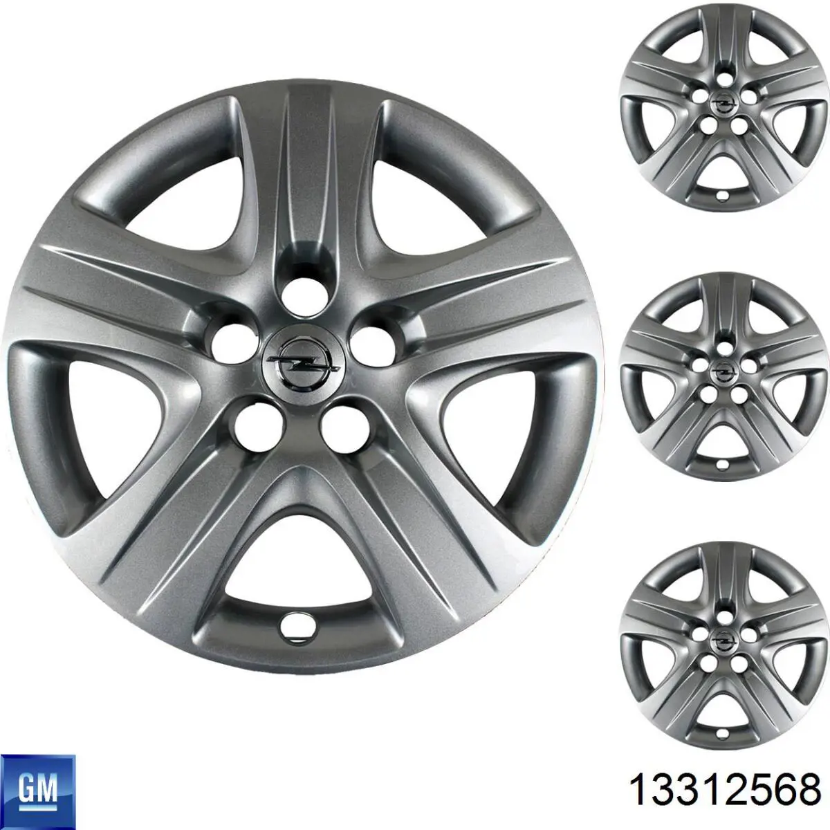 Coberta de disco de roda 13312568 General Motors