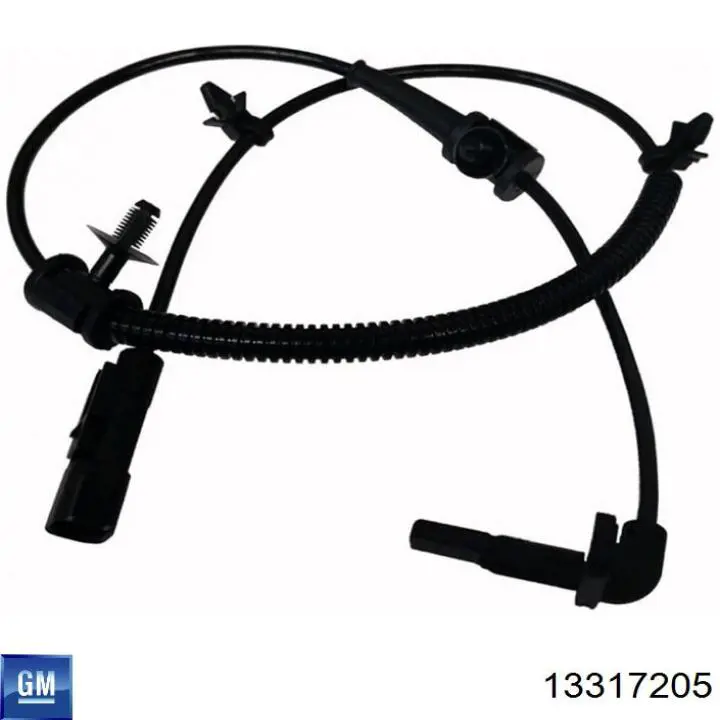 Sensor ABS traseiro General Motors 13317205