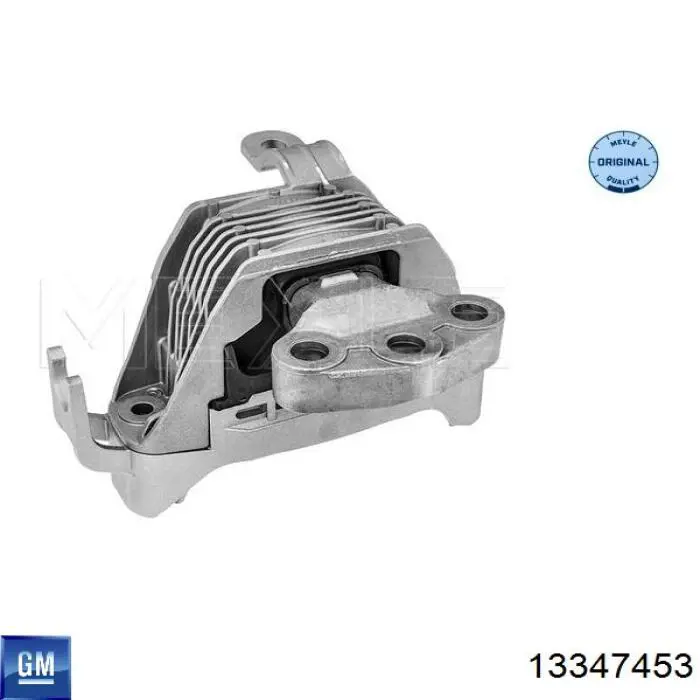 Coxim (suporte) direito de motor General Motors 13347453