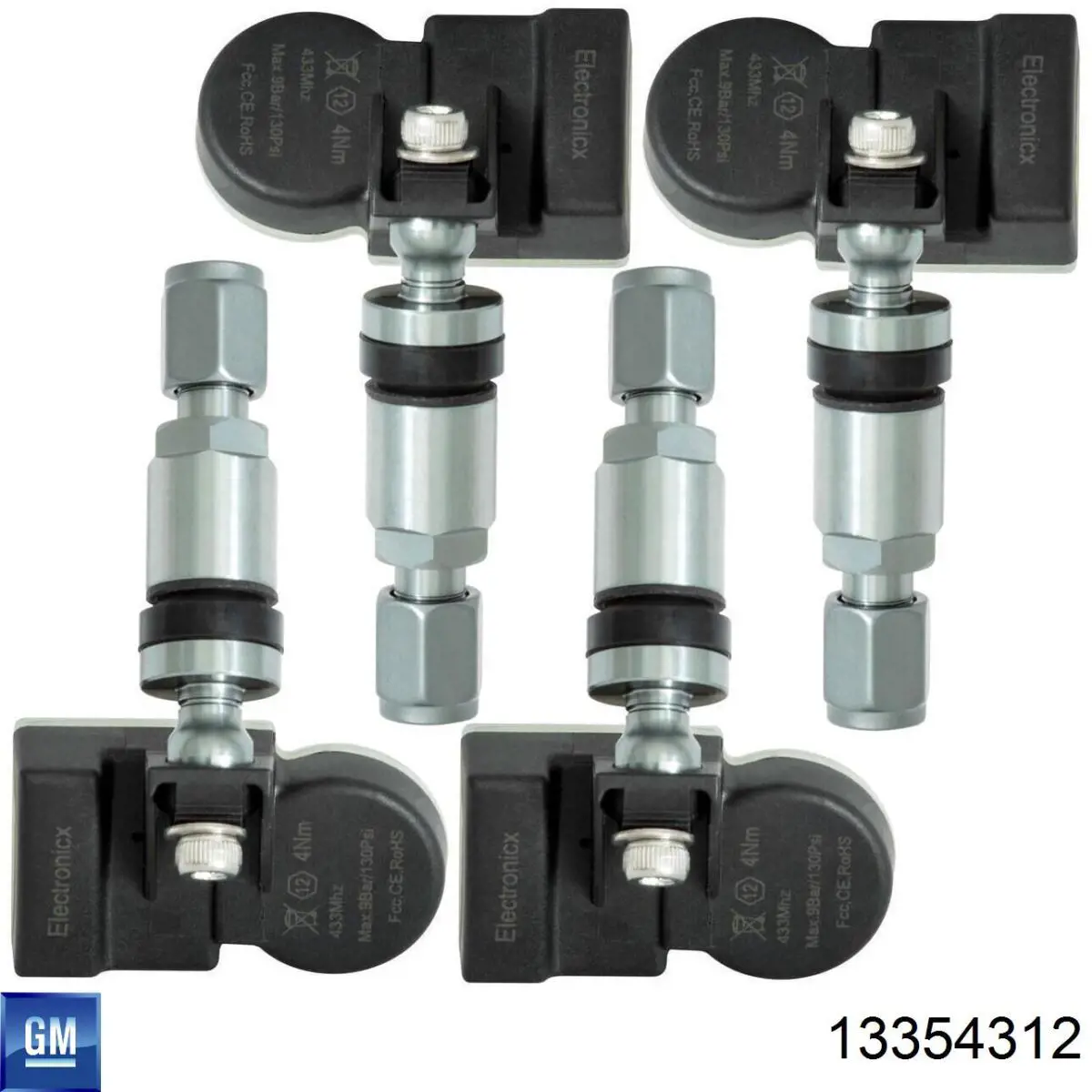Compre 13354312 Peugeot/Citroen Sensor de pressão de ar nos pneus