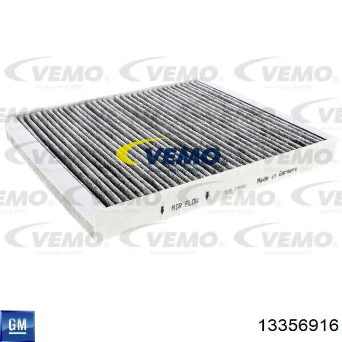 Filtro de salão General Motors 13356916 preço, a partir de 12,19 USD