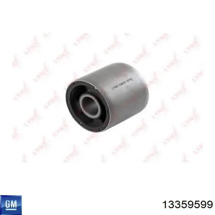 13359599 General Motors Bloco silencioso dianteiro do braço oscilante inferior