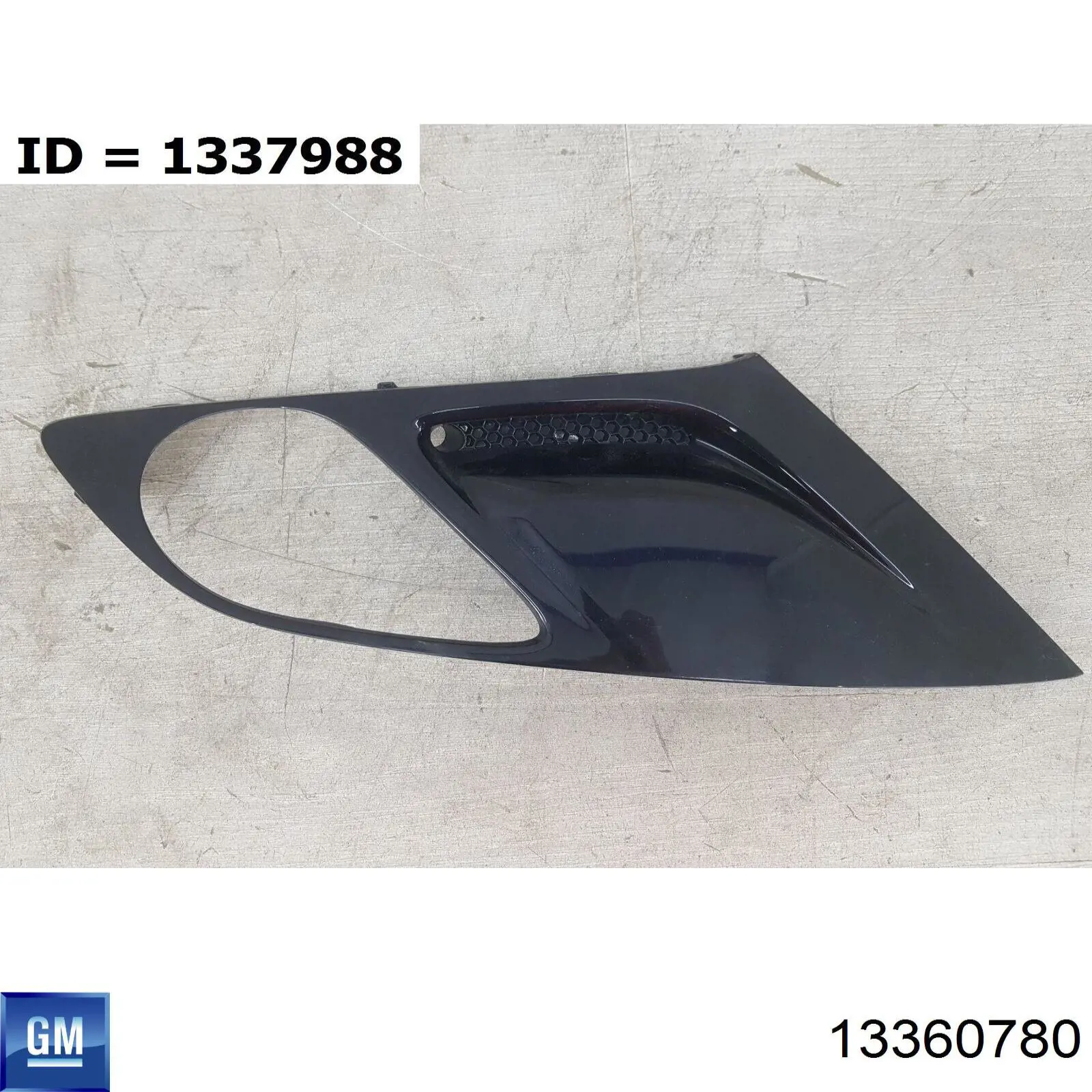 Grelha direita do pára-choque dianteiro General Motors 13360780 preço, a partir de 89,57 USD