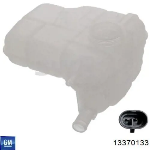 13370133 General Motors Tanque de expansão do sistema de esfriamento
