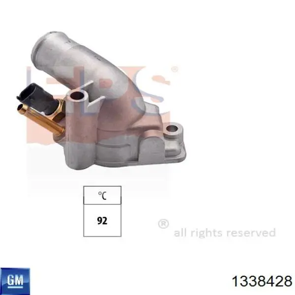 Termostato General Motors 95517660 preço, a partir de 166,08 USD