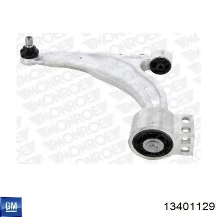 Braço oscilante inferior esquerdo de suspensão dianteira General Motors 13401129 preço, a partir de 78,32 USD