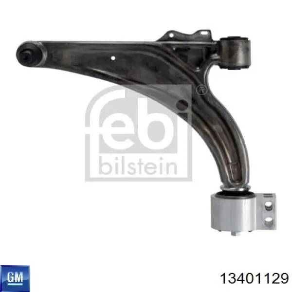13401129 General Motors Braço oscilante inferior esquerdo de suspensão dianteira