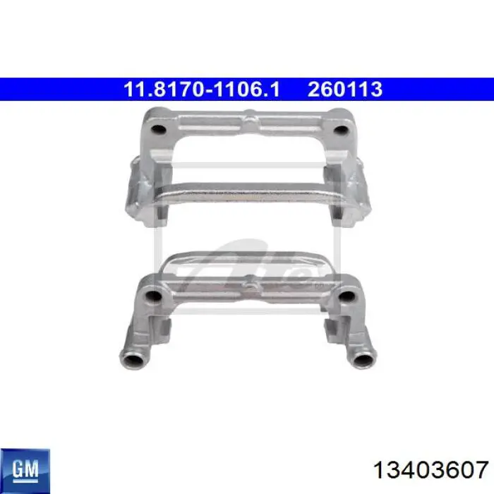 Braçadeira do freio de suporte traseiro General Motors 13363093 preço, a partir de 13,09 USD