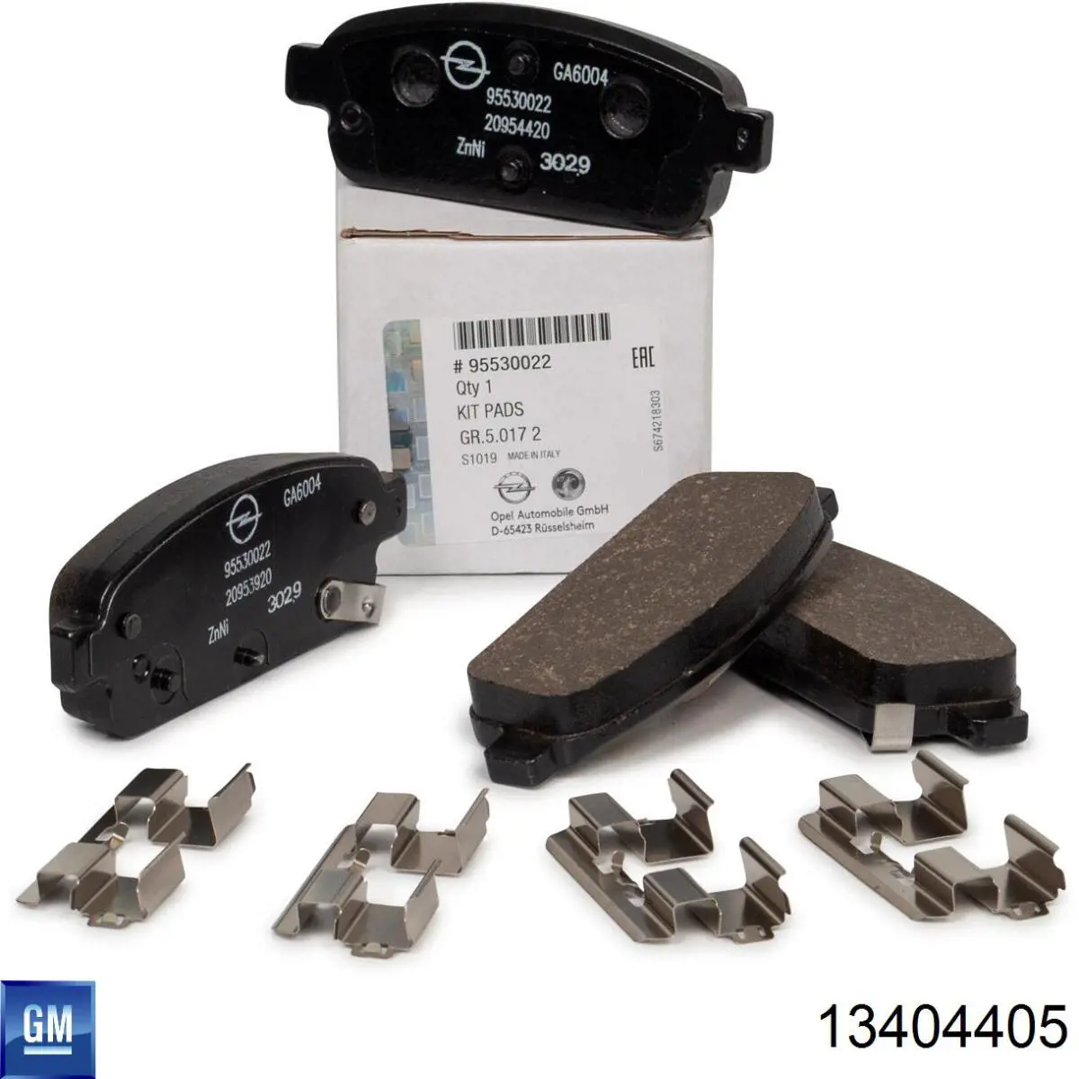 Sapatas do freio traseiras de disco General Motors 13404405 preço, a partir de 27,36 USD