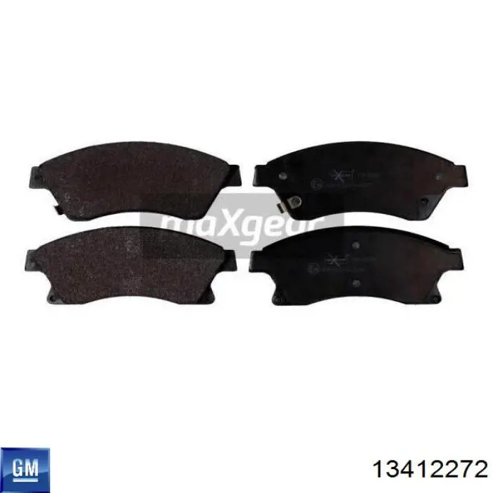 Sapatas do freio dianteiras de disco General Motors 13412272 preço, a partir de 33,68 USD