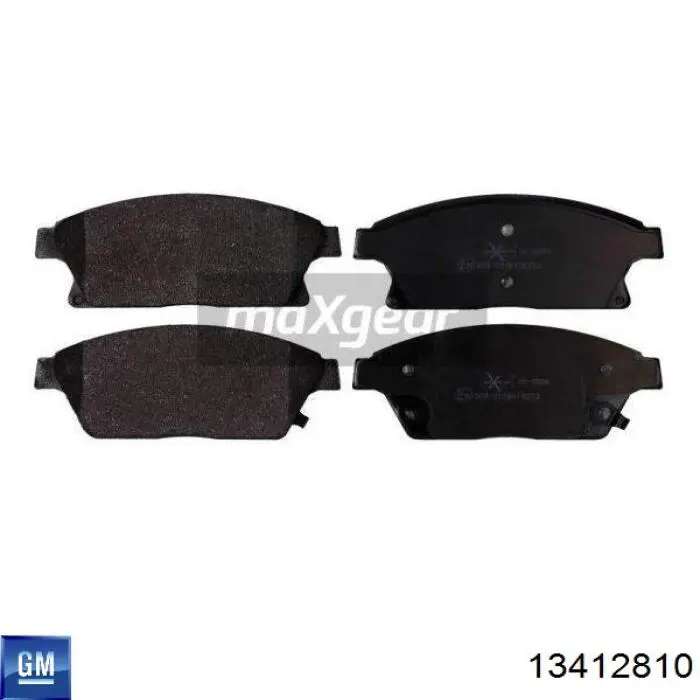 Compre 13412810 General Motors Sapatas do freio dianteiras de disco