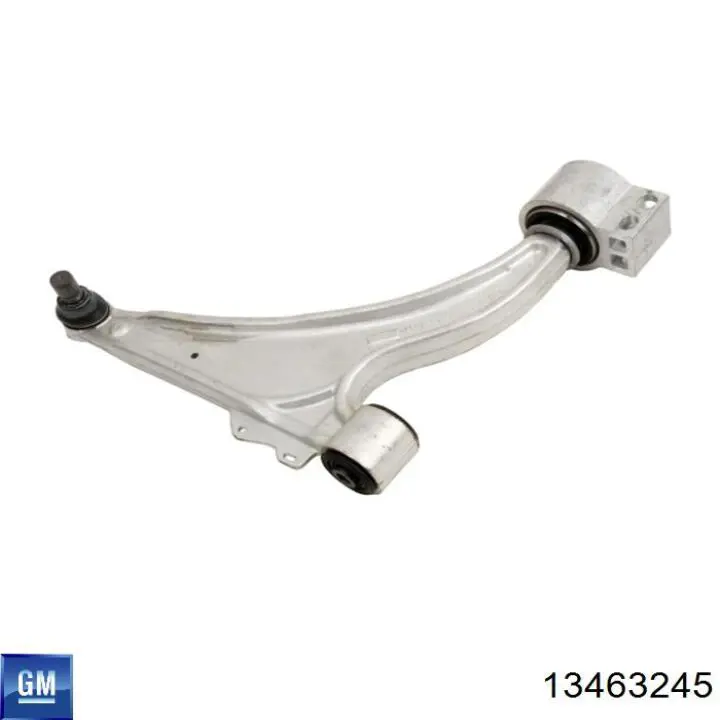 13463245 General Motors Braço oscilante inferior direito de suspensão dianteira