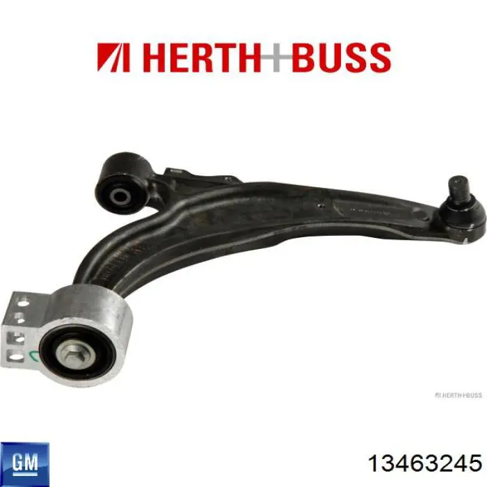 Compre 13463245 General Motors Braço oscilante inferior direito de suspensão dianteira
