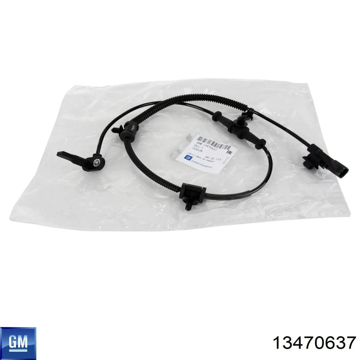 13470637 General Motors Sensor dianteiro de ABS