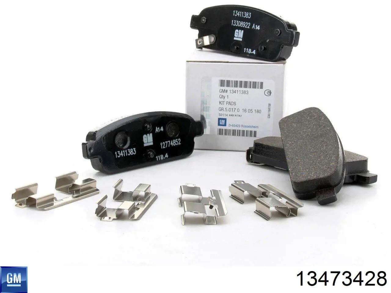 Compre 13473428 General Motors Sapatas do freio traseiras de disco