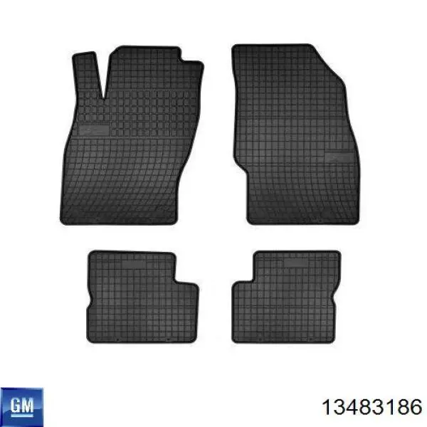 Tapete dianteiro, kit de 2 un. General Motors 13483186 preço, a partir de 67,35 USD