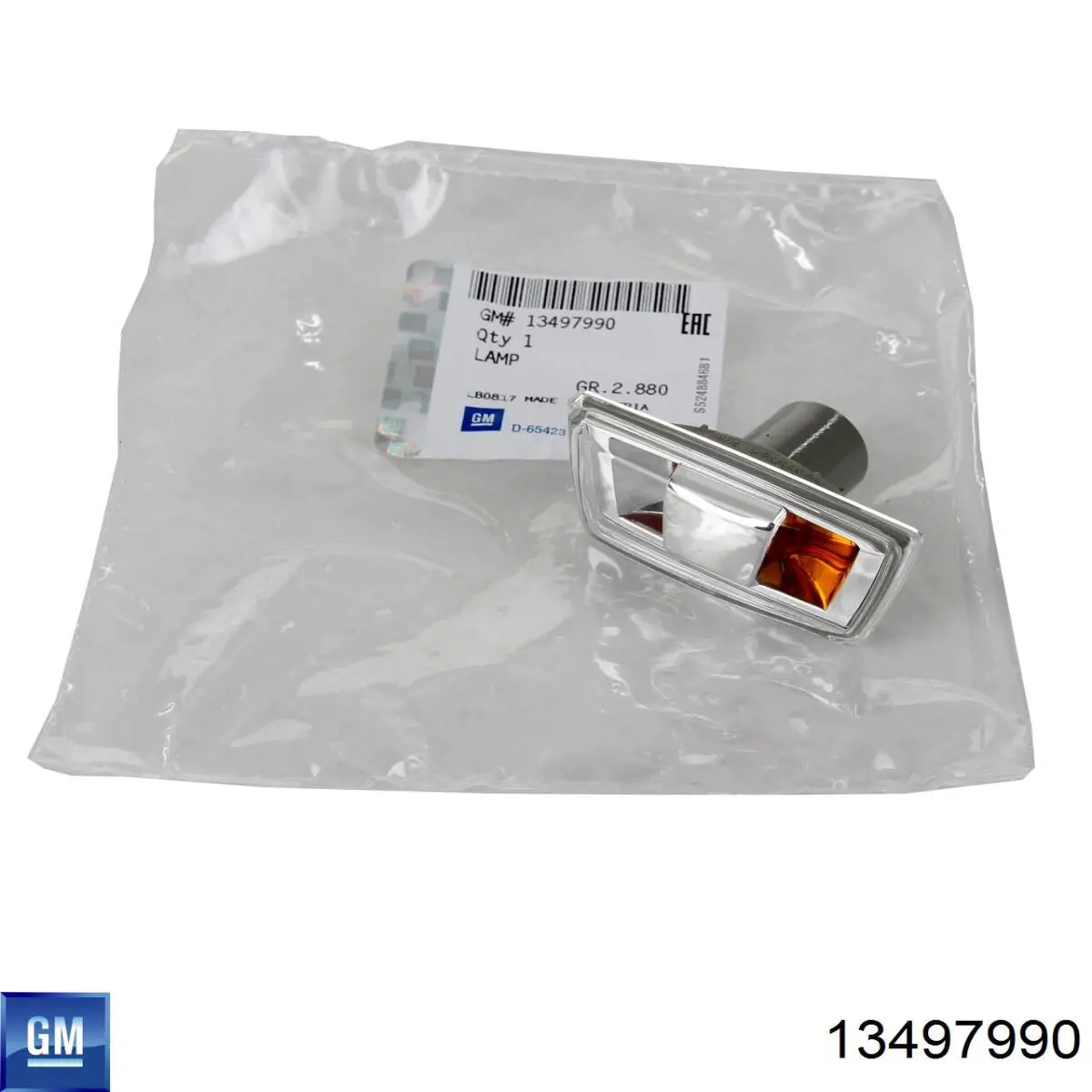 Luz intermitente no pára-lama direito General Motors 13497990 preço, a partir de 13,50 USD