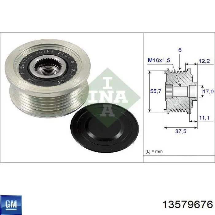 13579676 General Motors Gerador