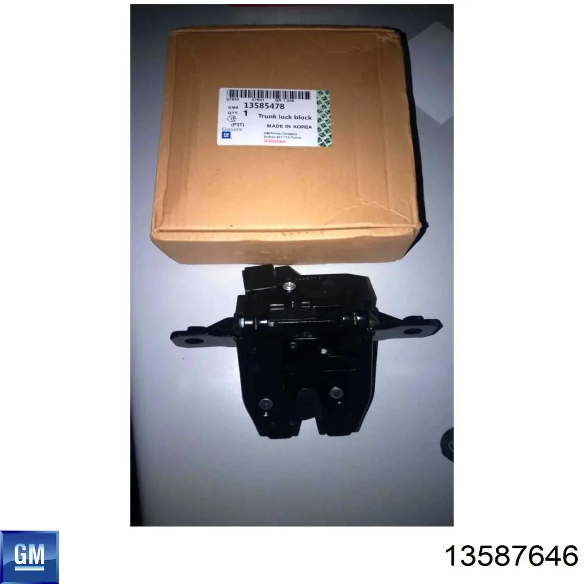 13587646 General Motors Fecho de tampa de porta-malas (de 3ª/5ª porta traseira)