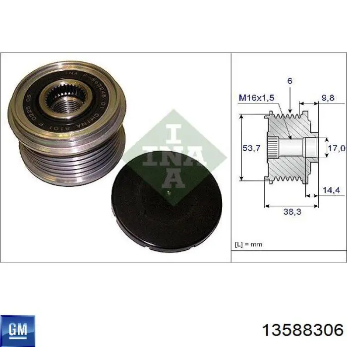 Gerador General Motors 13588306 preço, a partir de 89,86 USD