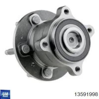 13591998 General Motors Cubo traseiro