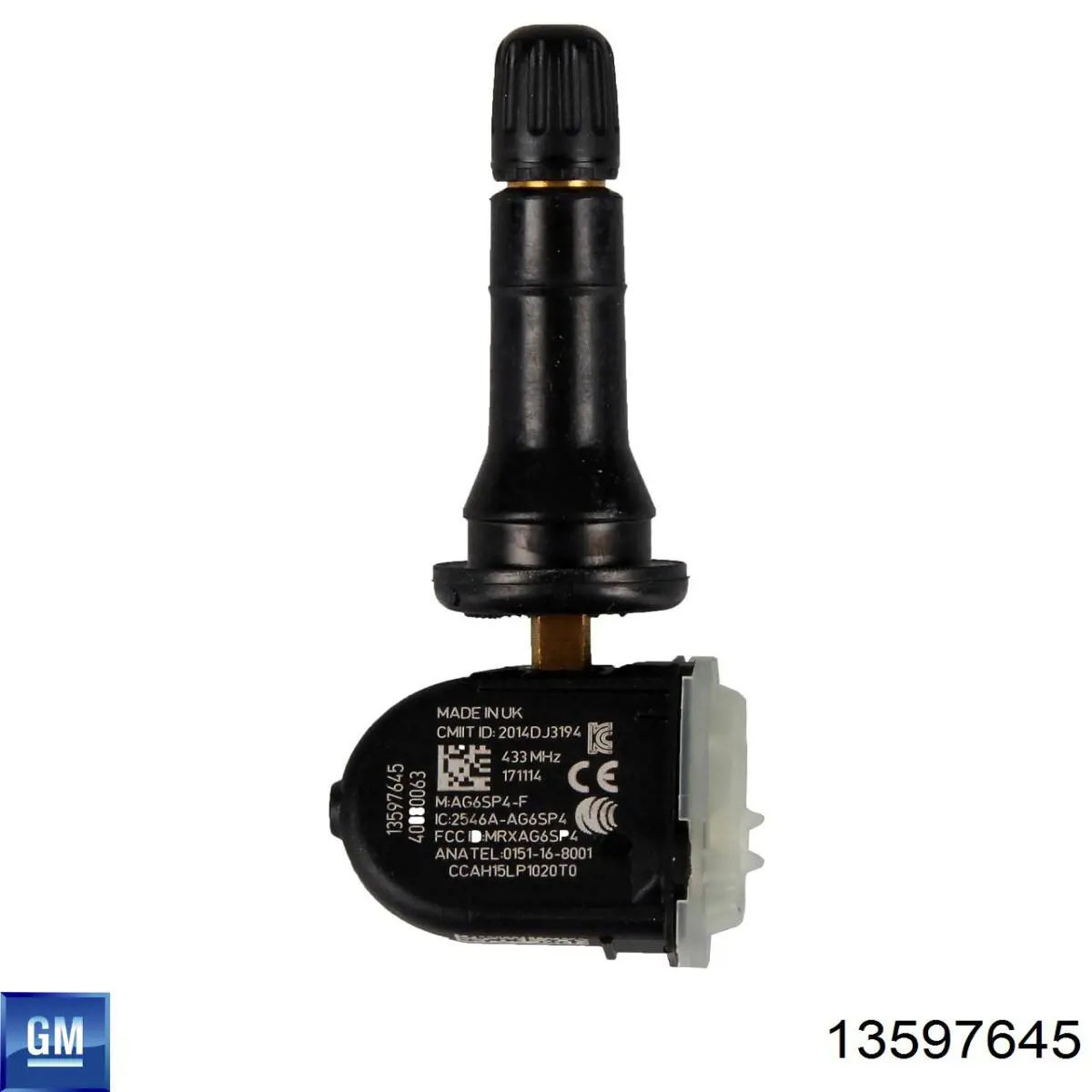 Sensor de pressão de ar nos pneus General Motors 13597645 preço, a partir de 37,31 USD