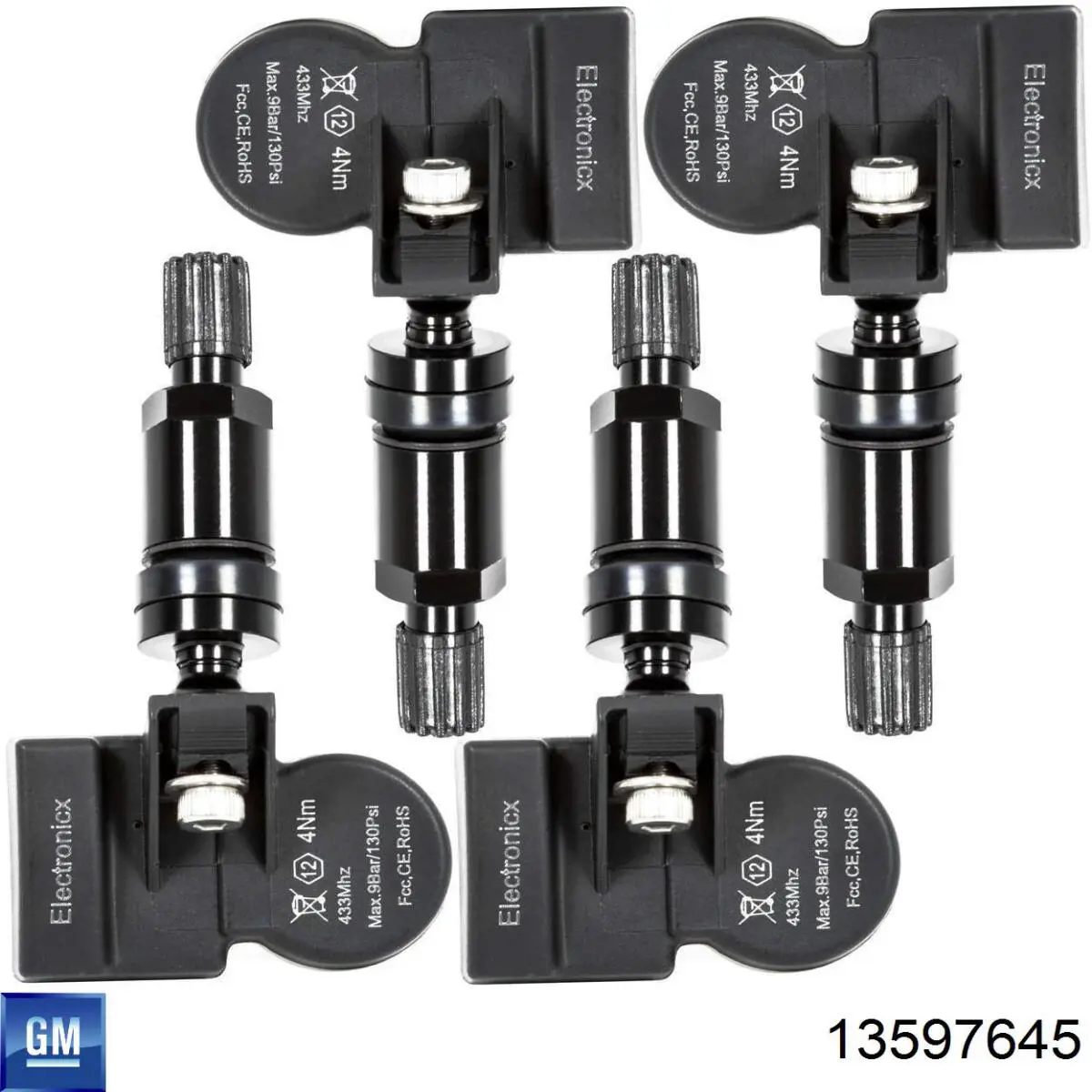 Compre 13597645 General Motors Sensor de pressão de ar nos pneus