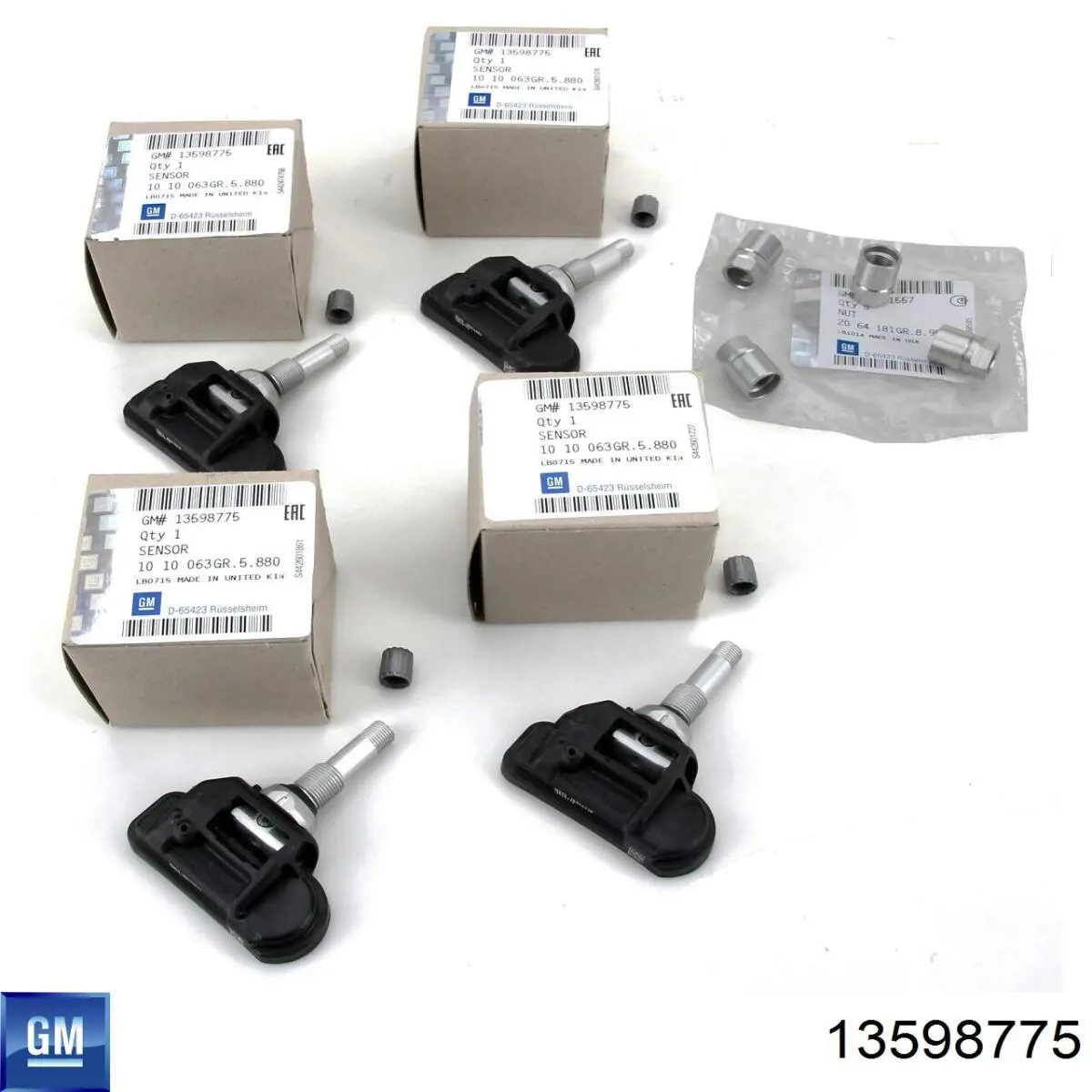 1010025 General Motors Sensor de pressão de ar nos pneus