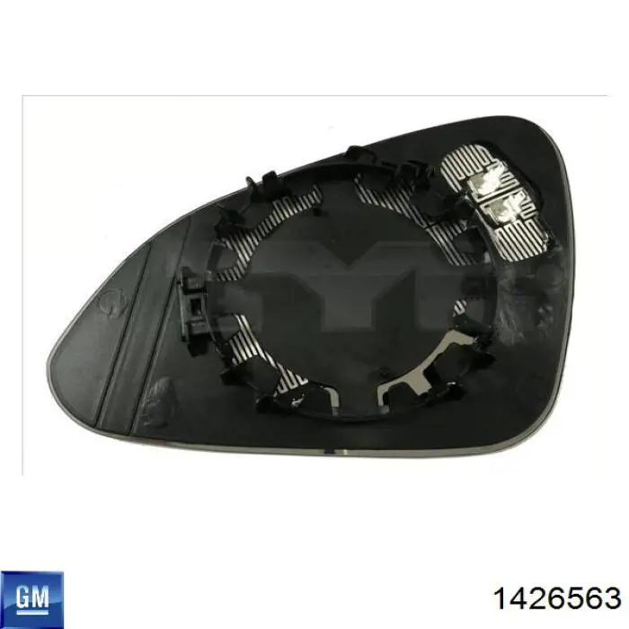 Compre 1426563 General Motors Elemento espelhado do espelho de retrovisão esquerdo