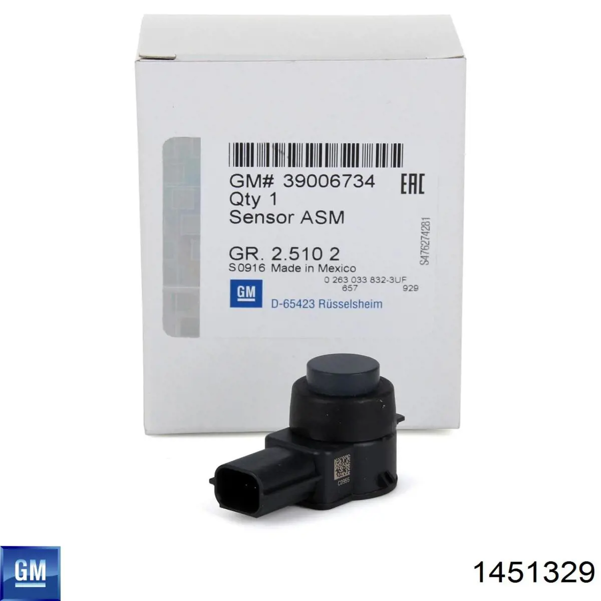 Injetor esquerdo de fluido para lavador de pára-brisas 1451329 General Motors
