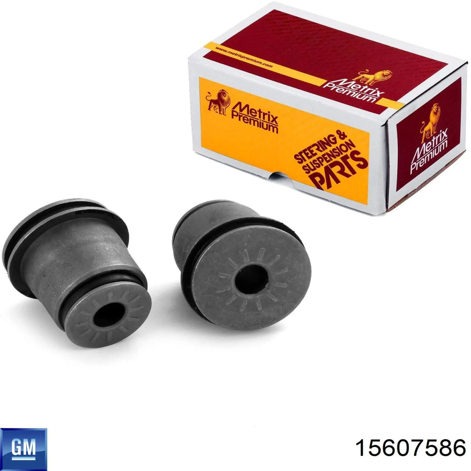 Compre 15607586 General Motors Bloco silencioso dianteiro do braço oscilante superior